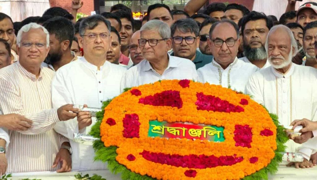 জাতীয় বিপ্লব ও সংহতি দিবস আমাদের প্রেরণা দেয় : মির্জা ফখরুল