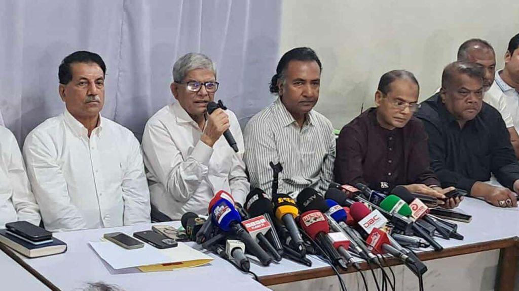 বাংলাদেশের শত্রুরা আবার মাথাচাড়া দিয়ে উঠছে : মির্জা ফখরুল