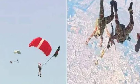 বিজয় দিবসে প্যারাট্রুপাদের বিশ্বরেকর্ড