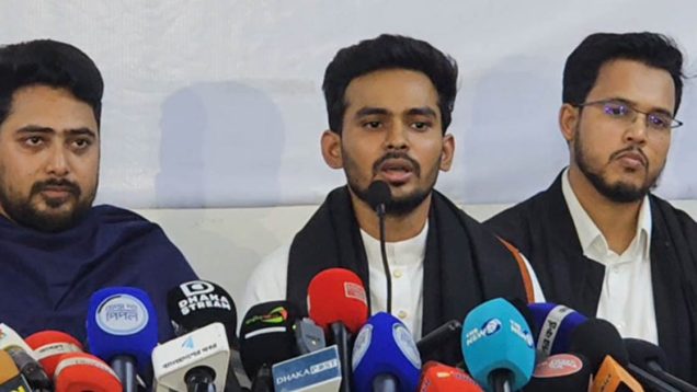 জোটের প্রার্থী যেই হোক, সবাই মিলে তার পক্ষেই কাজ করব: নাহিদ ইসলাম