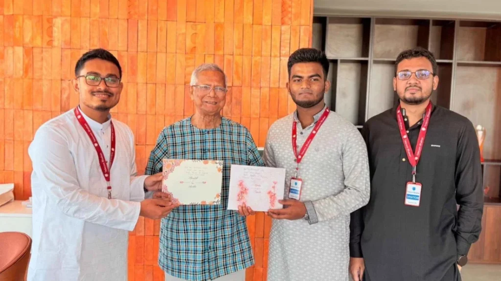 বিয়ের দাওয়াত দিলেন সাদিক কায়েম, শুভেচ্ছা জানালেন ড. ইউনূস