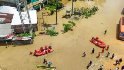 ভারী বর্ষণ ও আকস্মিক বন্যায় আসাম ও কেরালায় প্রাণহানি শতাধিক