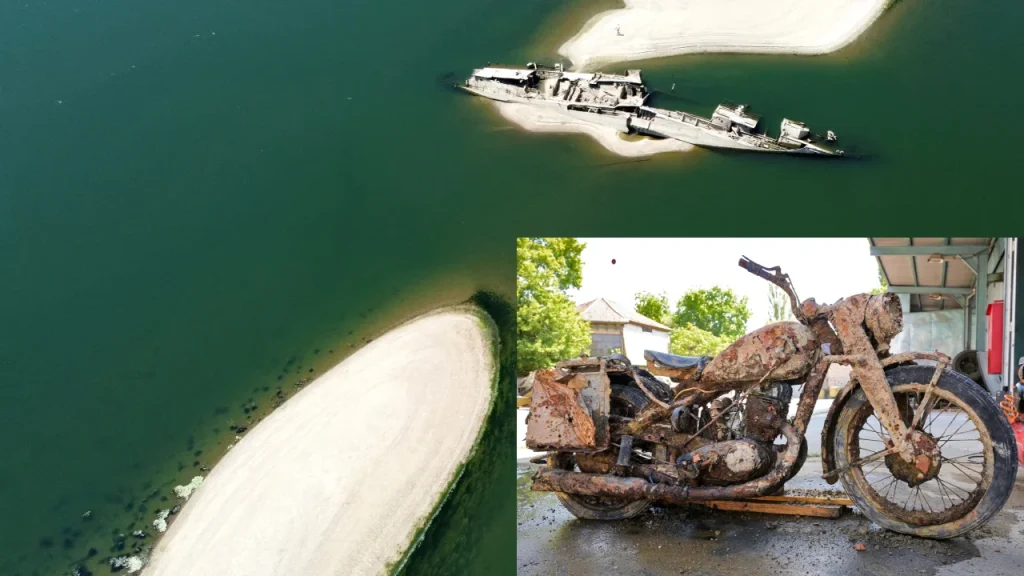 নদীতে ভেসে উঠল হিটলারের যুদ্ধজাহাজের ধ্বংসাবশেষ, মিলল সামরিক মোটরসাইকেলও