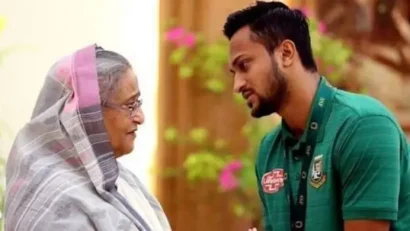 শেখ হাসিনার সঙ্গে দেশে ফিরতে চান সাকিব