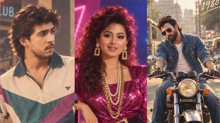 এআইয়ের ছোঁয়ায় আশির দশকের লুকে তারকারা, সোশ্যাল মিডিয়ায় নতুন ট্রেন্ড